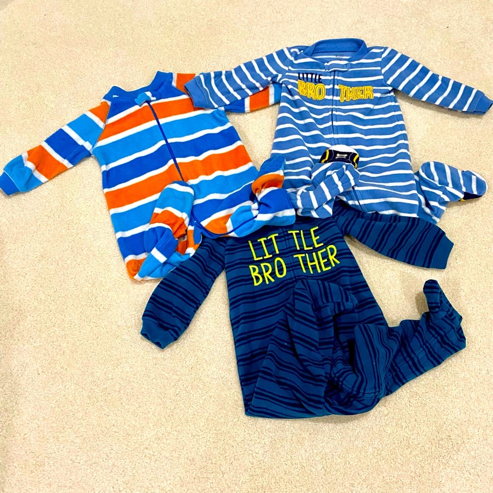 Lot of 3 infant 1-piece sizes 6-9 months
